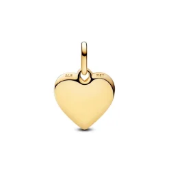 Pandora Charms<Charm Médaillon Cœur Gravable 763824C00