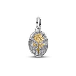 Pandora Charms<Charm Médaillon Rose