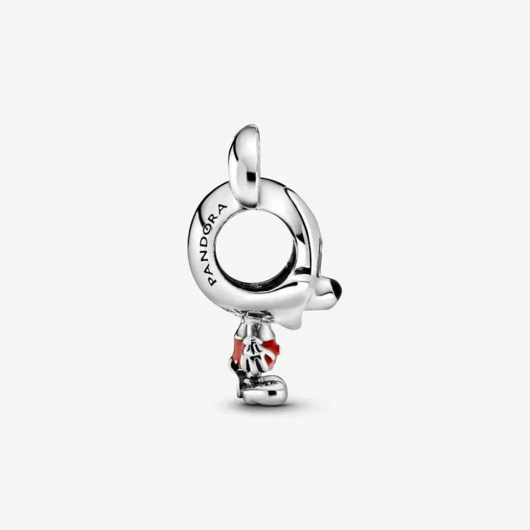 Pandora Charms<Charm Mickey Pantalon Rouge Disney x - Argent
