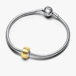 Pandora Charms<Charm Mini Murano Doré