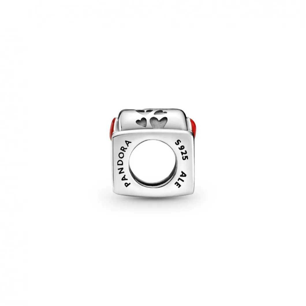 Pandora Charms<Charm Minnie Nœud & Mum Disney x - Argent