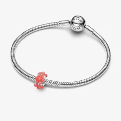 Pandora Charms<Charm Océan Couleur Corail 793897C01
