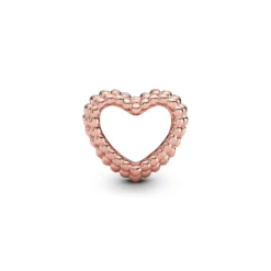 Pandora Charms<Charm 787516 - Charm Coeur Perlé Rose Femme