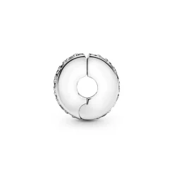 Pandora Charms<Charm 791817CZ - Charm Clip Élégance Brillante Femme