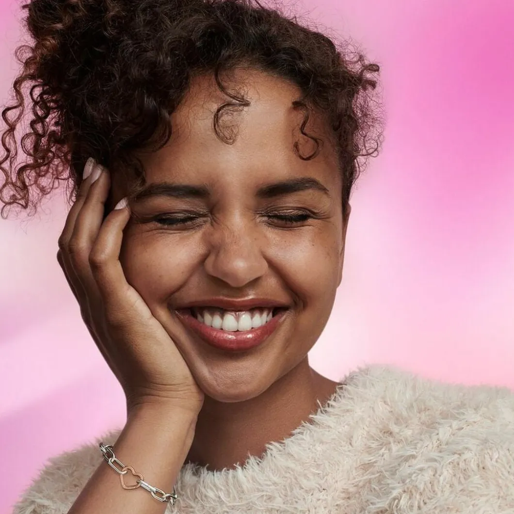 Pandora Charms<Charm ME Connecteur Cœur - Rose gold