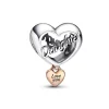 Pandora Charms<Charm Moments - Cœur Love You Daughter