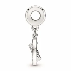 Pandora Charms<Charm Moments Boussole rotative avec inscription gravée - Argent