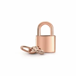 Pandora Charms<Charm moments Cadenas & clé - Rose gold