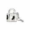Pandora Charms<Charm Moments Cadenas & Clé Cœur - Argent