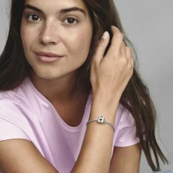 Pandora Charms<Charm Moments Cadenas & Clé Cœur - Argent