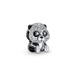 Pandora Charms<Charm Moments panda noir
