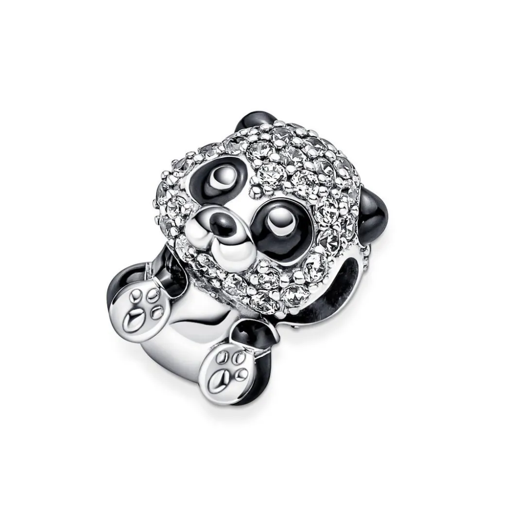 Pandora Charms<Charm Moments panda noir