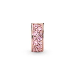 Pandora Charms<Charm 781817PCZ - Charm Clip Élégance Brillante Rose Femme