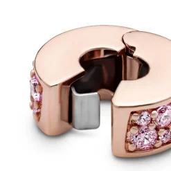 Pandora Charms<Charm 781817PCZ - Charm Clip Élégance Brillante Rose Femme