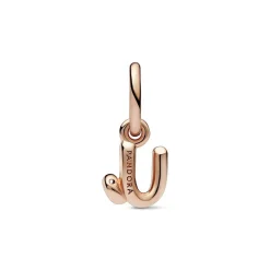 Pandora Charms<Charm Pendant Alphabet Lettre u Manuscrite