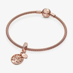 Pandora Charms<Charm Pendant Arbre de Vie Scintillant Moments