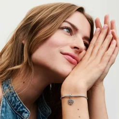 Pandora Charms<Charm Pendant Arbre de vie Cœur Passions - Argent