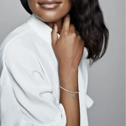 Pandora Charms<Charm Pendant Arbre de vie Cœur Rose People - Argent