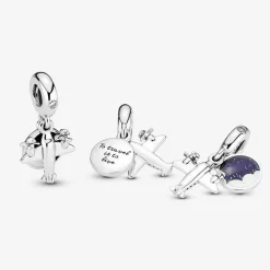 Pandora Charms<Charm Pendant Avion à Hélice Moments