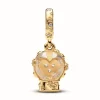 Pandora Charms<Charm Pendant Boule de Neige Cœur et Flocon - Moments