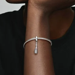 Pandora Charms<Charm Pendant Bouteille de Vin Scintillante Moments