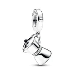 Pandora Charms<Charm Pendant Cafetière Italienne