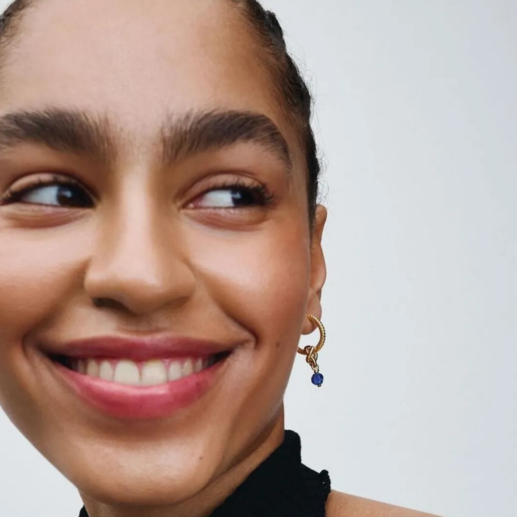 Pandora Charms<Charm Pendant Cercle de l'Éternité Bleu Facetté