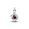 Pandora Charms<Charm Pendant Cercles de l’Éternité Rouge