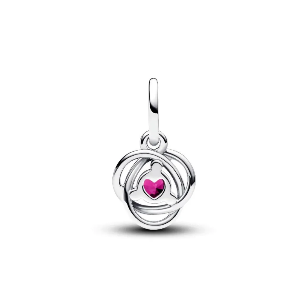 Pandora Charms<Charm Pendant Cercles de l’Éternité Rose
