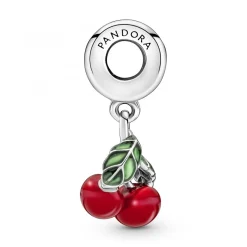 Pandora Charms<Charm Pendant Cerises Asymétriques -