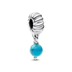 Pandora Charms<Charm Pendant Couleur Turquoise 793901C01