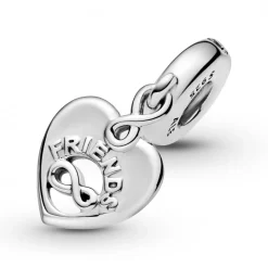 Pandora Charms<Charm Pendant Cœur Amis Pour Toujours Bijoux - Argent