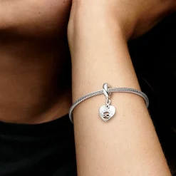 Pandora Charms<Charm Pendant Cœur Amis Pour Toujours Bijoux - Argent