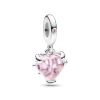 Pandora Charms<Charm Pendant Cœur et Arbre de Vie Rose - Moments