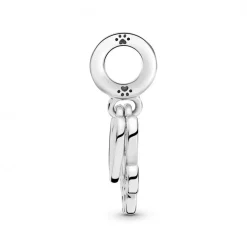 Pandora Charms<Charm Pendant Cœur et Empreinte de Pattes Passions - Argent