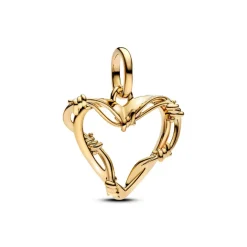 Pandora Charms<Charm Pendant Cœur Fil de Fer
