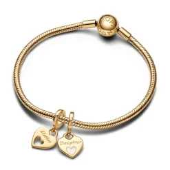 Pandora Charms<Charm Pendant Cœur Séparable Double