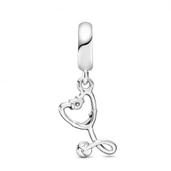 Pandora Charms<Charm Pendant Cœur Stéthoscope Passions - Argent