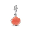 Pandora Charms<Charm Pendant Double Coquillage Couleur Corail
