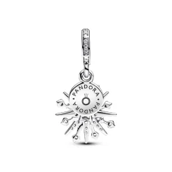 Pandora Charms<Charm Pendant Double Feu d’Artifice Scintillant
