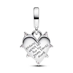 Pandora Charms<Charm Pendant Double Opalescent Amitié