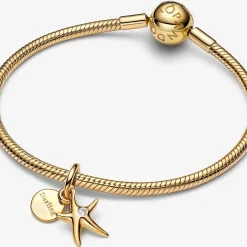 Pandora Charms<Charm Pendant Double Étoile de Mer