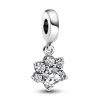 Pandora Charms<Charm Pendant Empreinte de Patte Scintillante Argenté