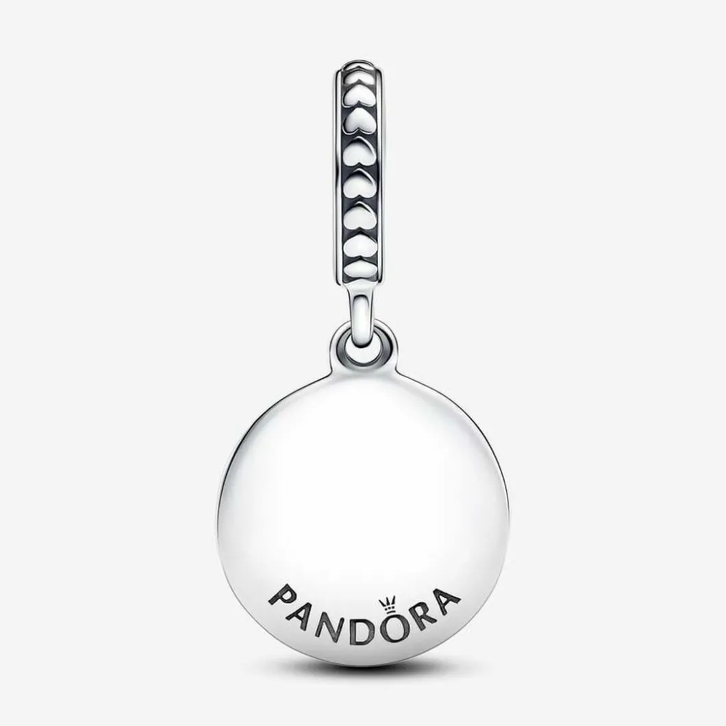Pandora Charms<Charm Pendant Famille de Cœur en Argent Moments