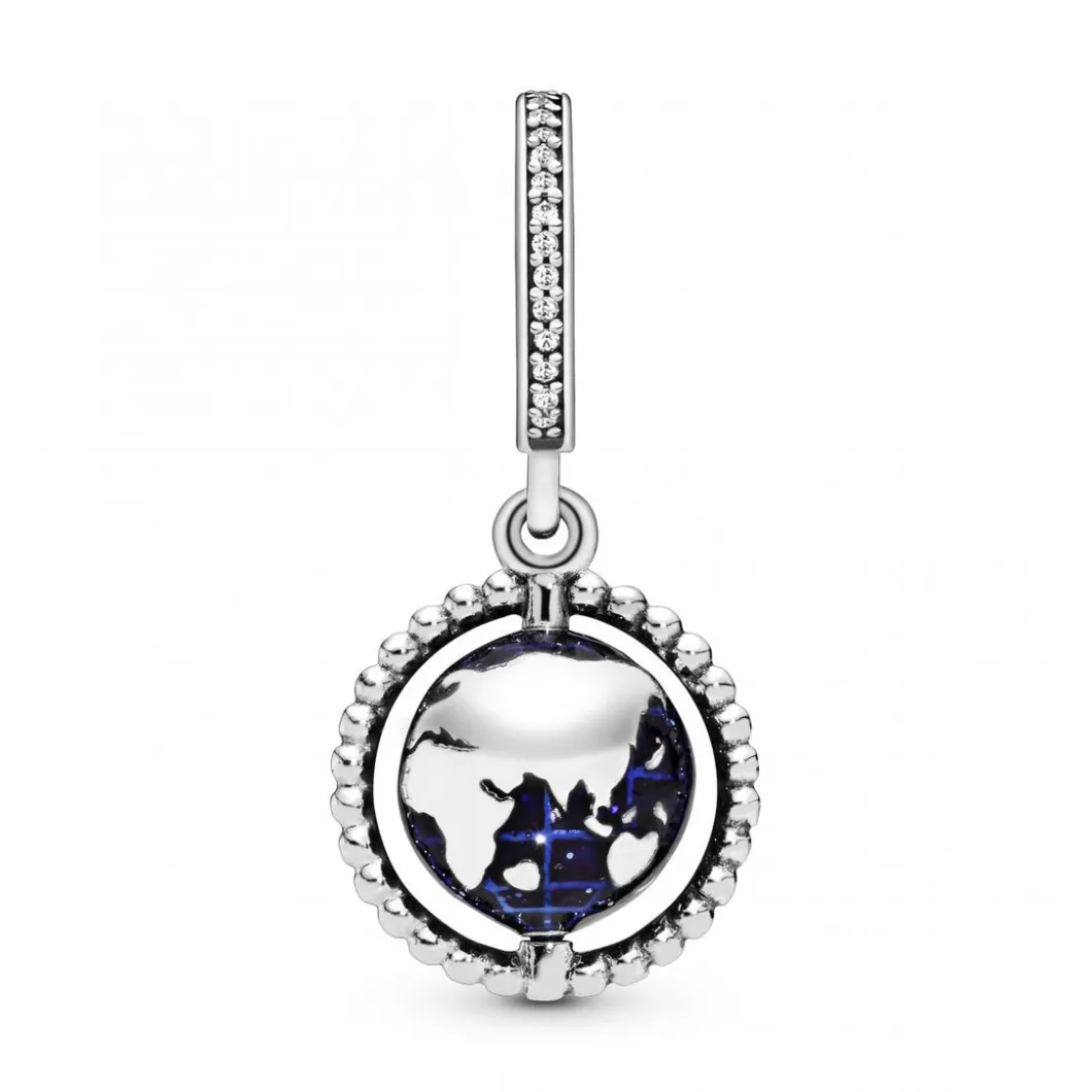Pandora Charms<Charm Pendant Globe Pivotant Moments