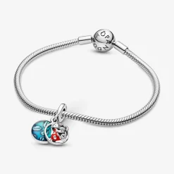Pandora Charms<Charm Pendant Lilo & Stitch Disney x - Argent