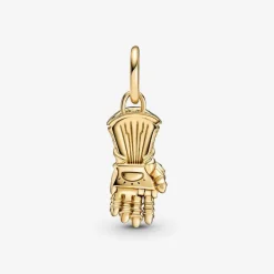 Pandora Charms<Charm pendant Marvel x Gant de l'infini - Doré
