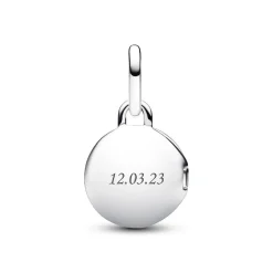 Pandora Charms<Charm Pendant Médaillon Amour Ouvrable et Gravable
