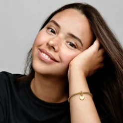 Pandora Charms<Charm Pendant Médaillon Cœur Gravable