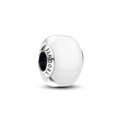 Pandora Charms<Charm Pendant Mini Murano Blanc